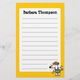 Maisy Collecting Shells At The Beach Stationery