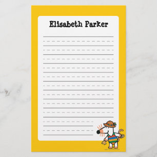 Maisy Collecting Shells At The Beach Stationery