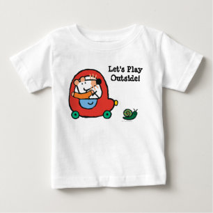 Maisy Drives a Cute Red Car Baby T-Shirt