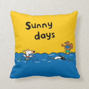 Maisy Goes Swimming at the Beach Cushion