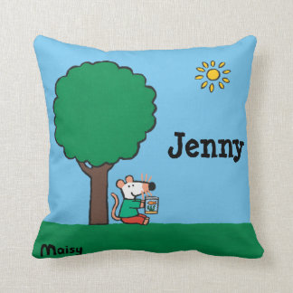 Maisy Reads Her Library Book Outside Cushion