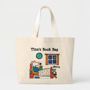 Maisy Ready for Bed Blue Pyjamas Large Tote Bag