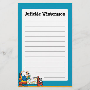 Maisy Ready for Bed Blue Pyjamas Stationery