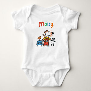 Maisy Ready for Vacation with Luggage Baby Bodysuit