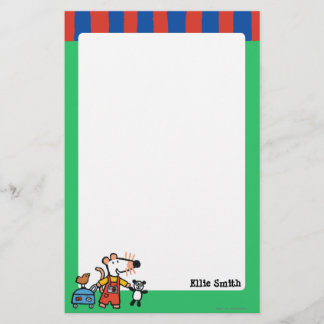 Maisy Ready for Vacation with Luggage Stationery