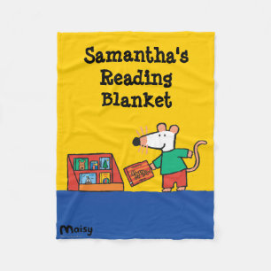 Maisy with Library Books Fleece Blanket