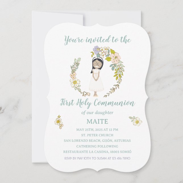 MAITE Communion Invitation (Front)