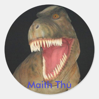 Maith Thú Dinosaur Reward sticker