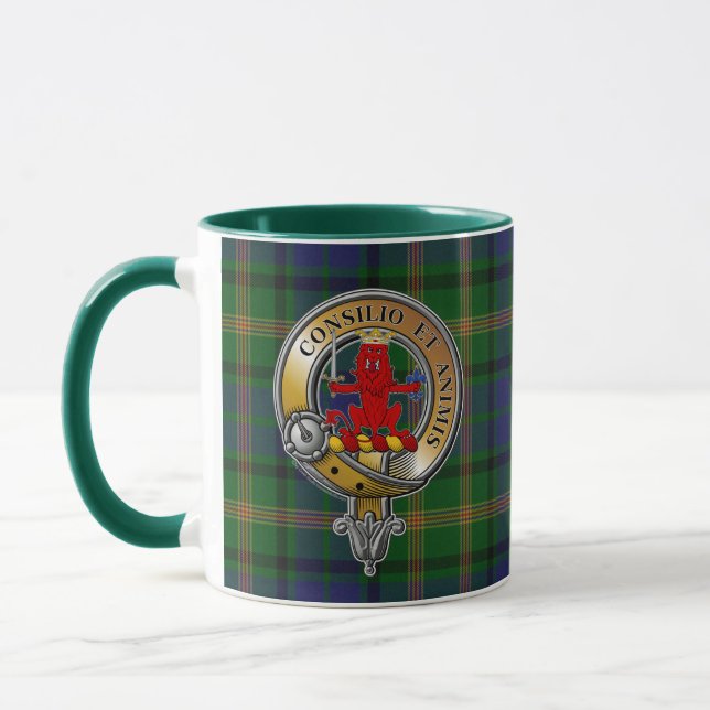 Maitland Tartan & Badge Mug (Left)