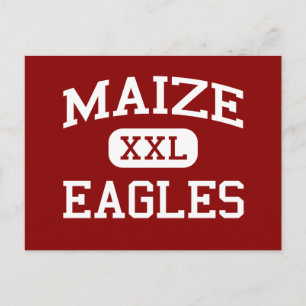 Maize - Eagles - Middle School - Maize Kansas Postcard