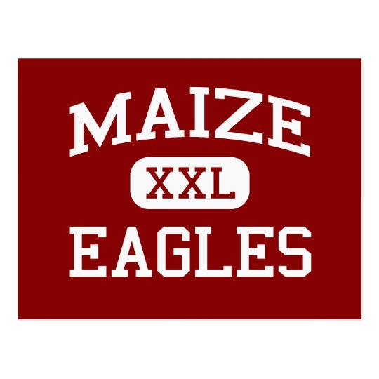 Maize - Eagles - Middle School - Maize Kansas Postcard