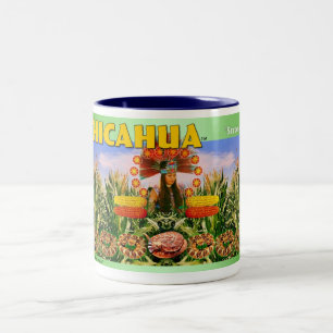 Maize Goddess "Seven Snakes" Two-Tone Coffee Mug