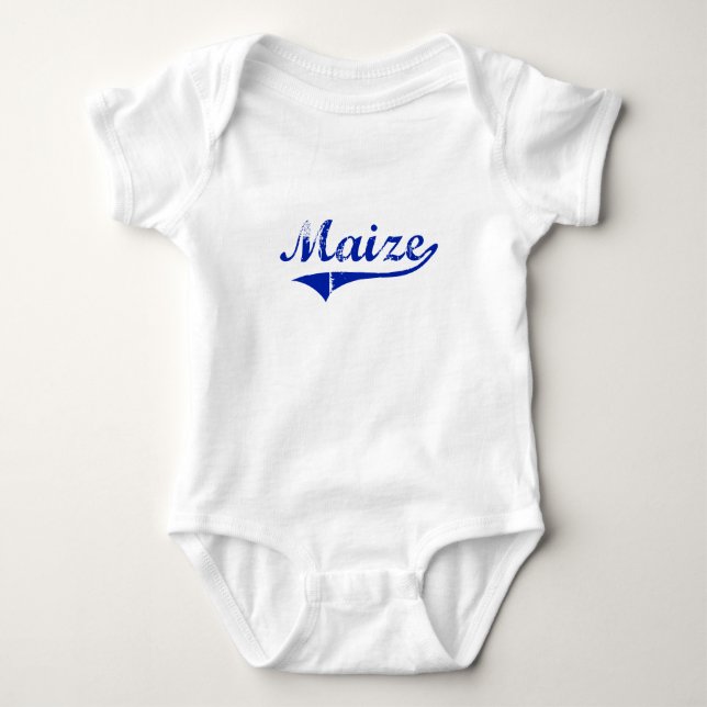 Maize Kansas Classic Design Baby Bodysuit (Front)