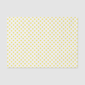 Maize Yellow Polka Dots Circles Tissue Paper