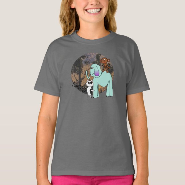 Maizey's Animals T-Shirt (Front)