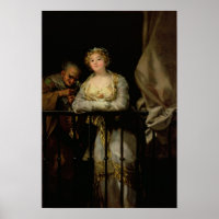 Maja and Celestina on a Balcony, 1805-12