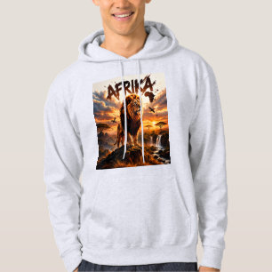 Majestic African Lion Wildlife hoodie