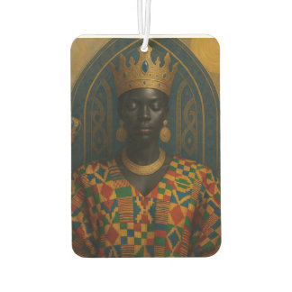 Majestic African queen portrait  Car Air Freshener