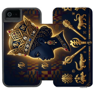 Majestic African queen portrait  Incipio Watson™ iPhone 5 Wallet Case