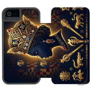 Majestic African queen portrait  Incipio Watson™ iPhone 5 Wallet Case