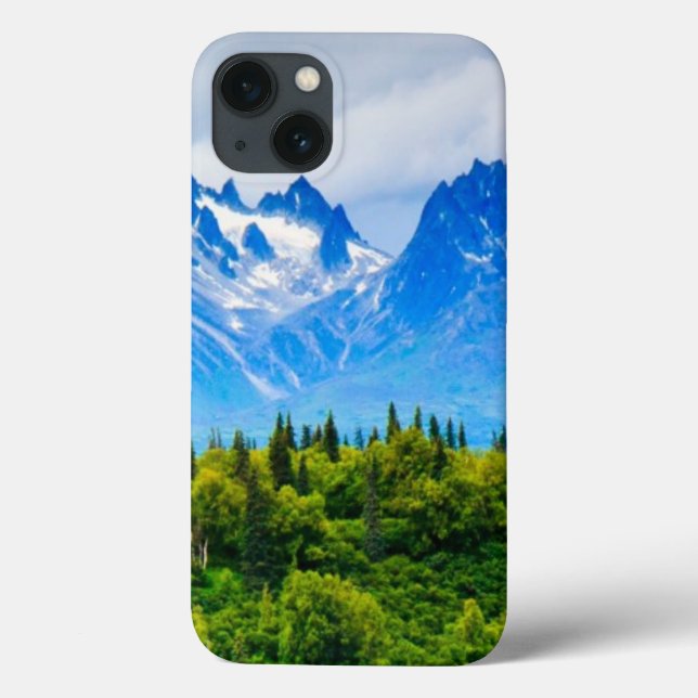 Majestic Alaska Mountains Case-Mate iPhone Case (Back)