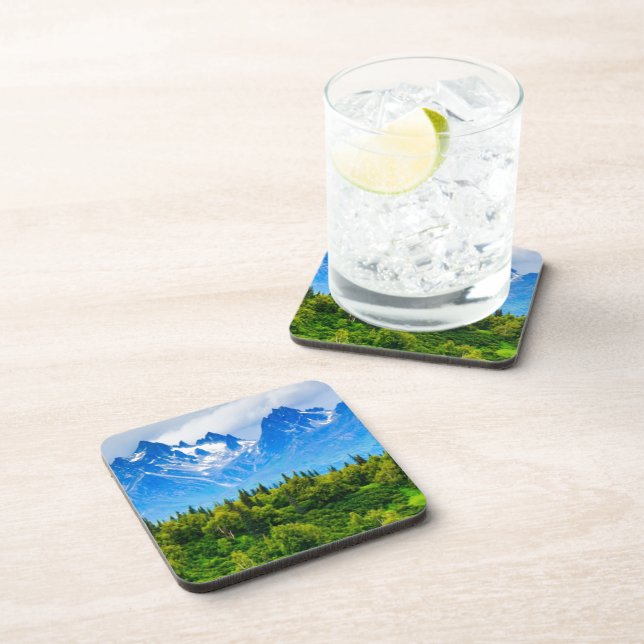 Majestic Alaska Mountains Coaster (Right Side)
