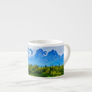 Majestic Alaska Mountains Espresso Cup