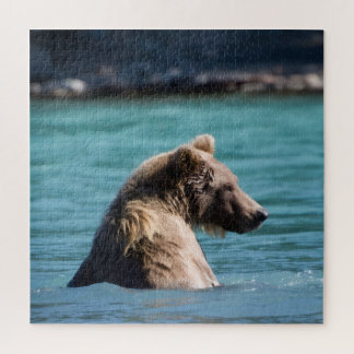 Majestic Alaskan Brown Bear Jigsaw Puzzle