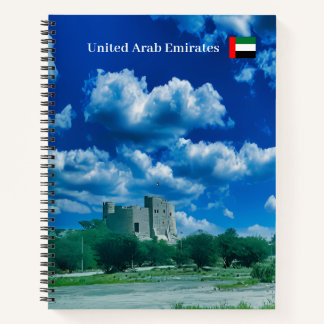 Majestic Ancient Castle of Fujairah UAE Notebook
