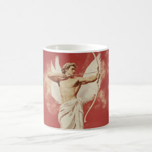Majestic Angelic Archer - A Symbol of Love and Pas Coffee Mug