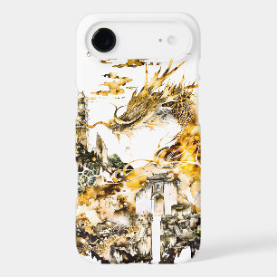 Majestic Asian Mythology Dragon Temple Fantasy