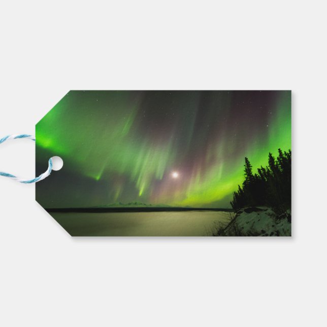 Majestic Aurora Gift Tags (Back Horizontal)