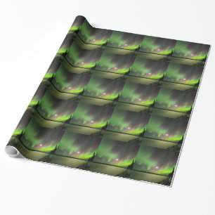 Majestic Aurora Wrapping Paper