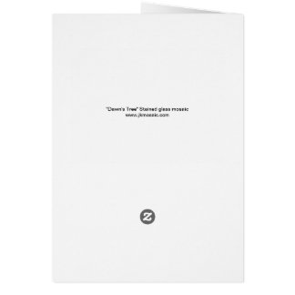 Majestic Autumn Tree Mosaic Design