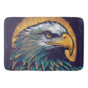 Majestic Bald Eagle Bath Mat