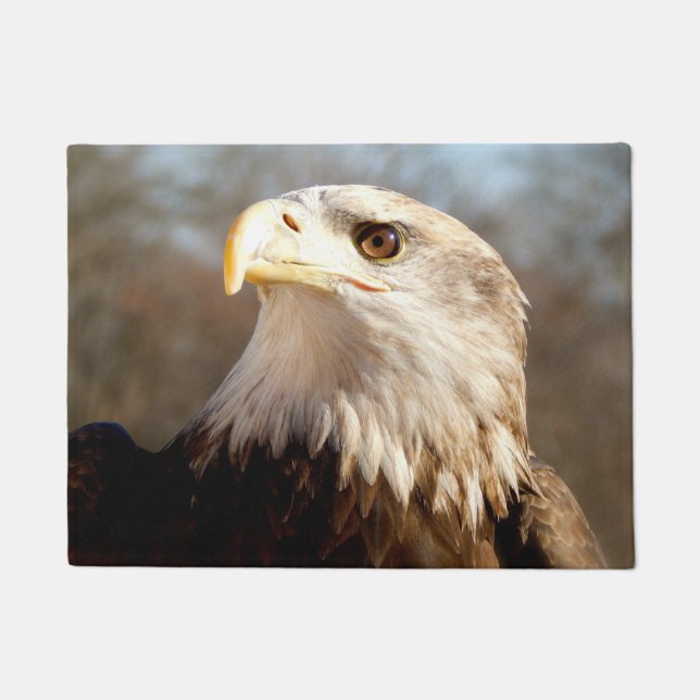 Majestic Bald Eagle Doormat (Front)