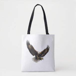 ​Majestic Bald Eagle Graphic Tote Bag
