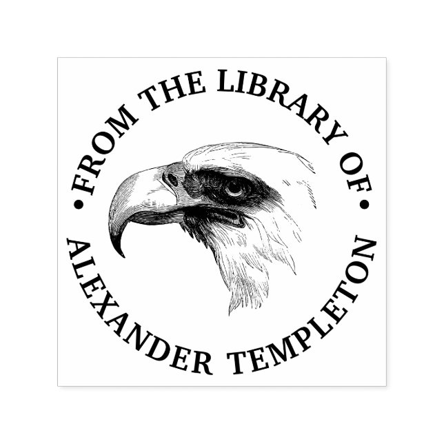 Majestic Bald Eagle Head From the Library of Self-inking Stamp (Design)