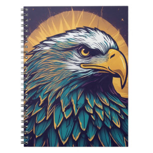 Majestic Bald Eagle Notebook