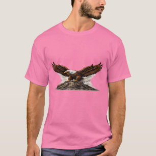 Majestic Bald Eagle on Rock Graphic T-Shirt