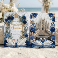 Majestic Baroque Arch & Fairytale Swan Wedding