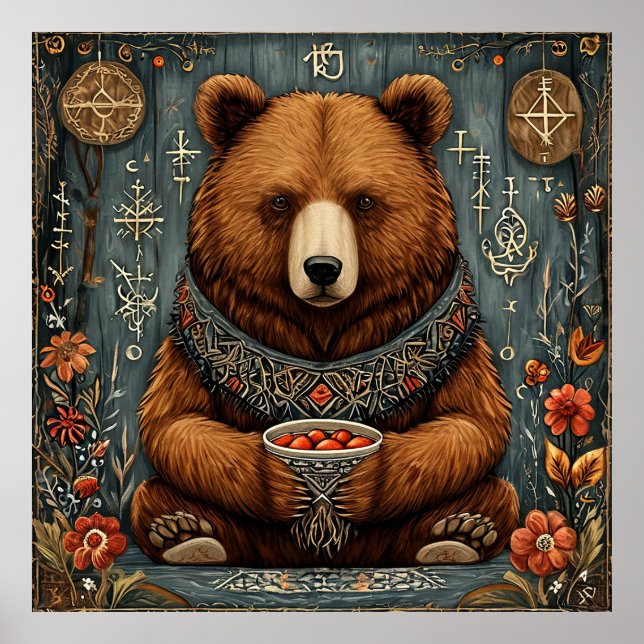 Majestic bear poster (Front)