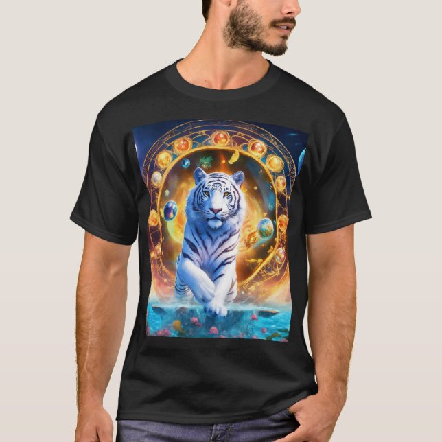 Majestic Bengal Tiger - Nature's Power T-Shirt Des (Front)