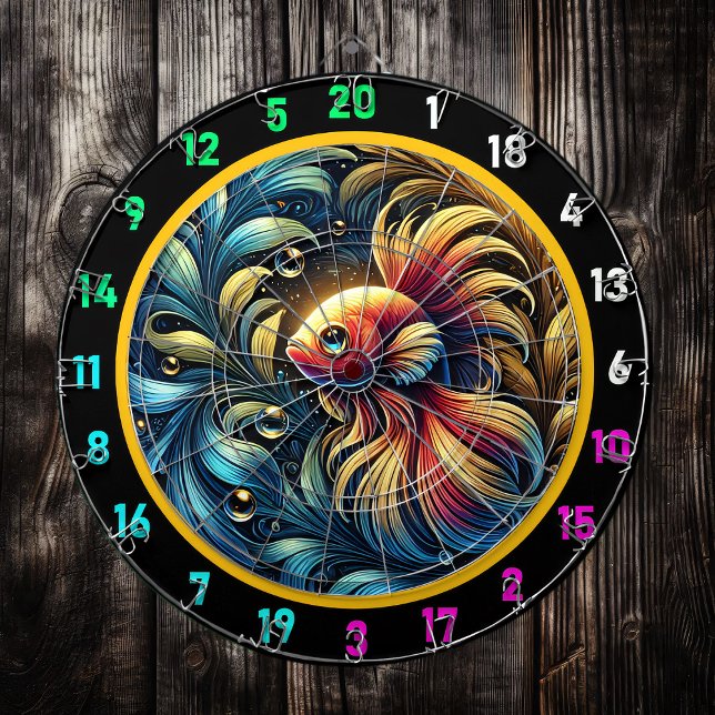 Majestic Betta Fish Game Board Dartboard (Creator Uploaded)
