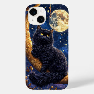 Majestic Black Cat Resting Case-Mate iPhone 14 Case