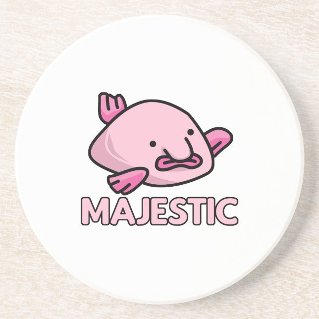 Majestic Blobfish Coaster (Front)