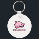 Majestic Blobfish Key Ring<br><div class="desc">This "Majestic Blobfish" design is a cool gift idea for birthdays,  Christmas,  anniversaries and other present giving occasions.</div>