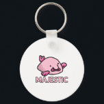 Majestic Blobfish Key Ring<br><div class="desc">This "Majestic Blobfish" design is a cool gift idea for birthdays, Christmas, anniversaries and other present giving occasions.</div>