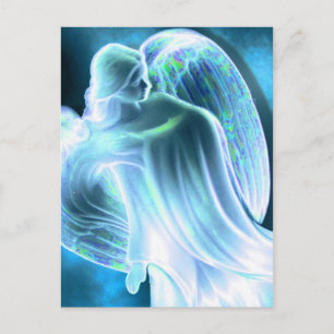 Majestic Blue Angel Postcard