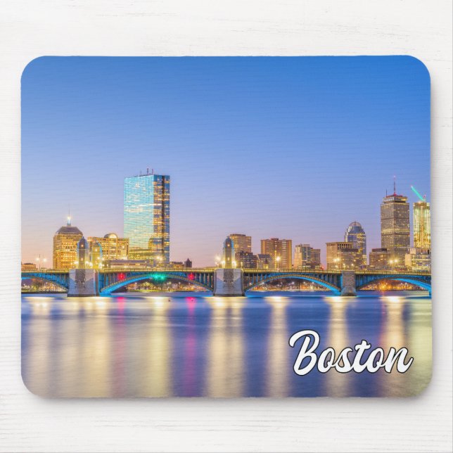 Majestic Boston, Massachusetts, USA Mouse Mat (Front)